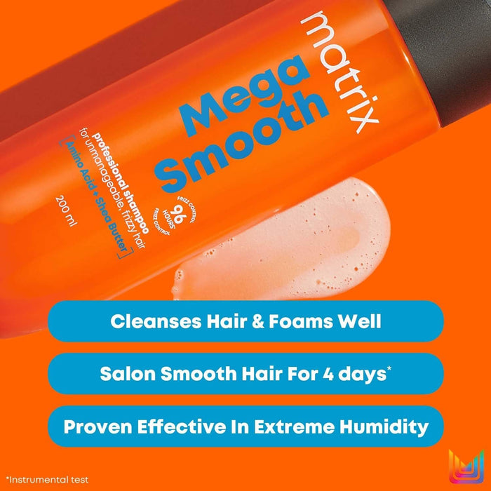 Matrix Optic Care Smooth Straight Shea Butter Shampoo 200ml