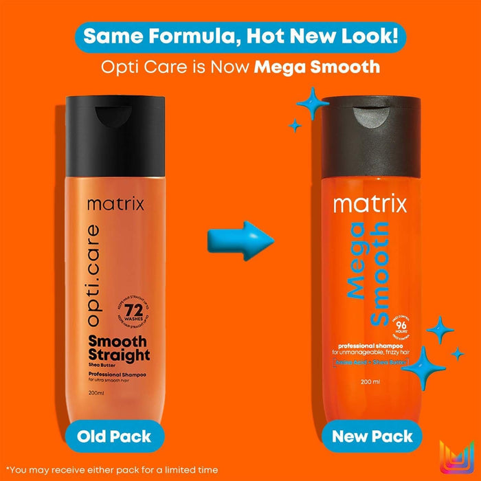 Matrix Optic Care Smooth Straight Shea Butter Shampoo 200ml