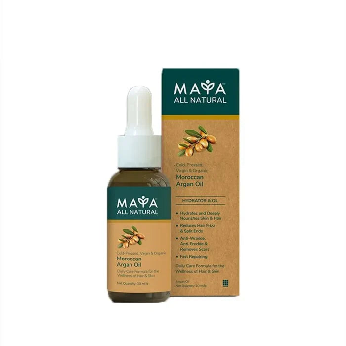 MAYA All Natural Moroccan Argan Oil 30ml (Expiry: 18/01/2027)