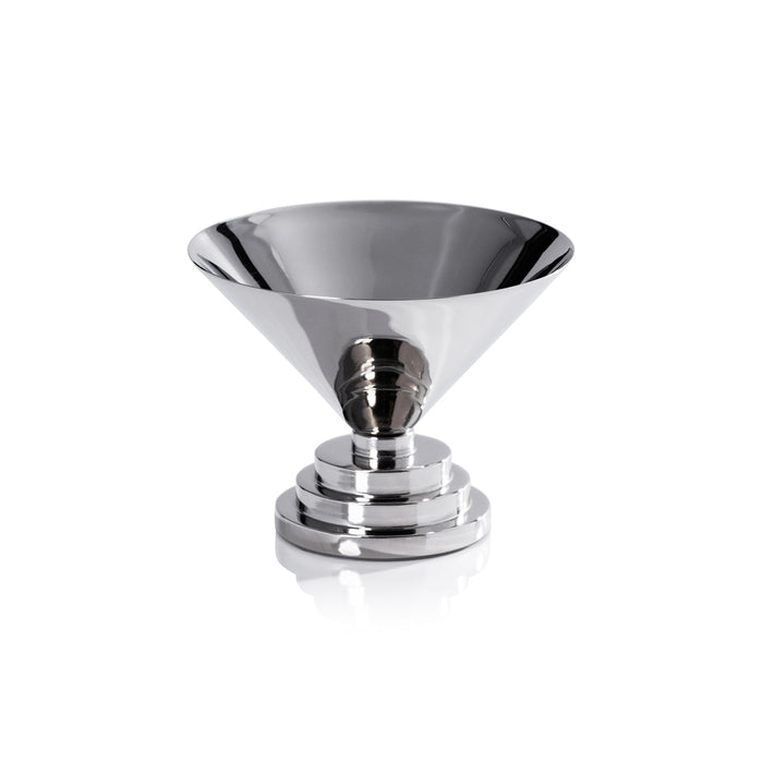 Mayan Metal Bowl - Polished Nickel - Bowls by Carlyle Avenue