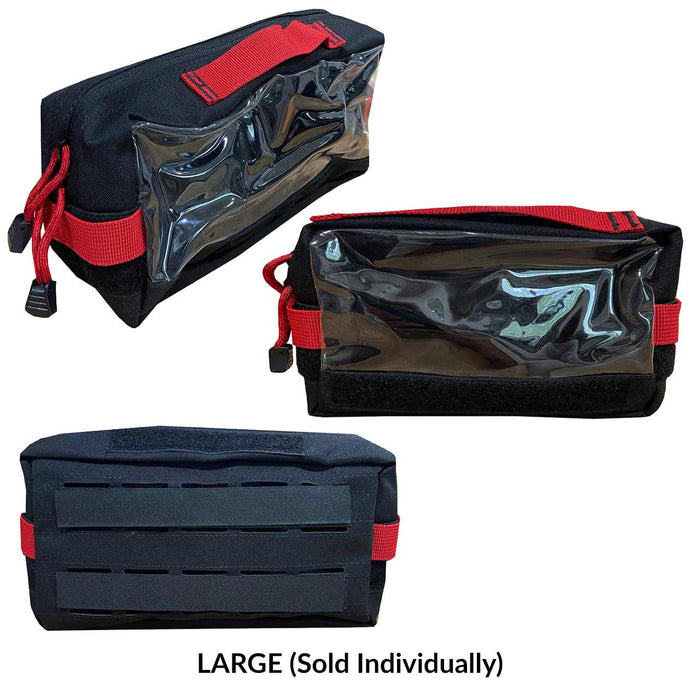MED modules, large, black and red