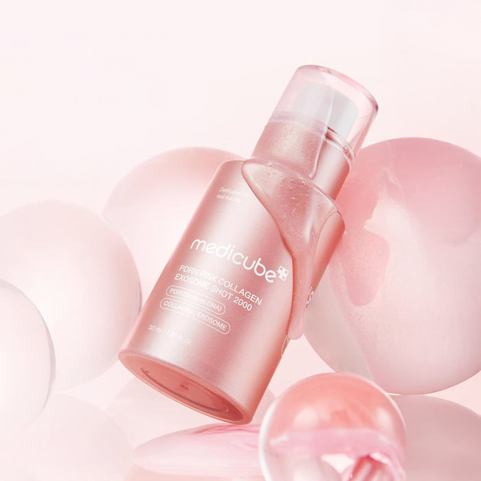 MEDICUBE PDRN Pink Exosome Shot Serum 2000 - veido serumas