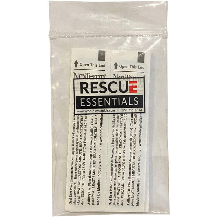 Thermometers in packaging