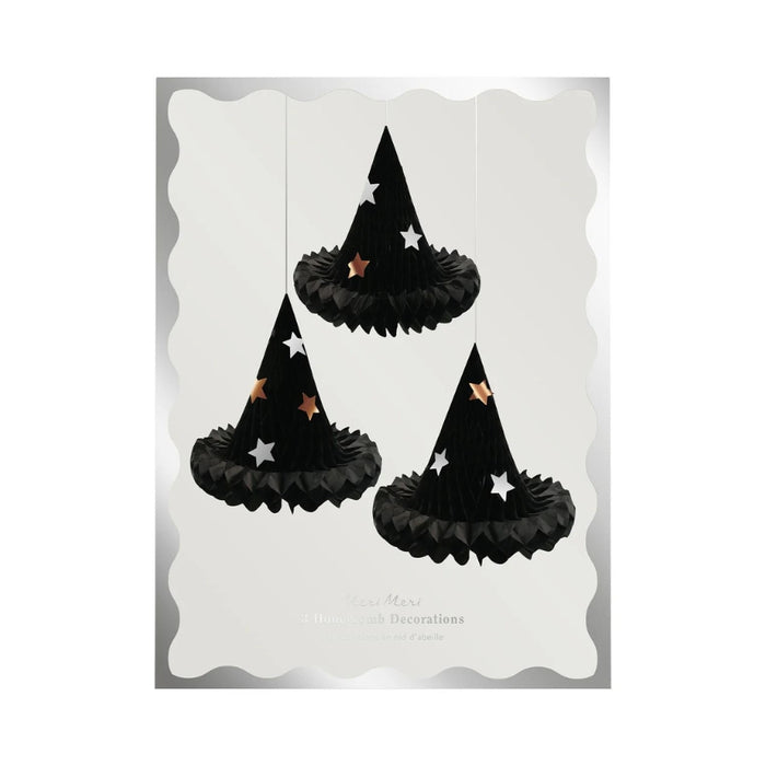 Meri Meri Honeycomb Witch Hat Decorations