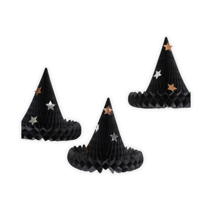 Meri Meri Honeycomb Witch Hat Decorations