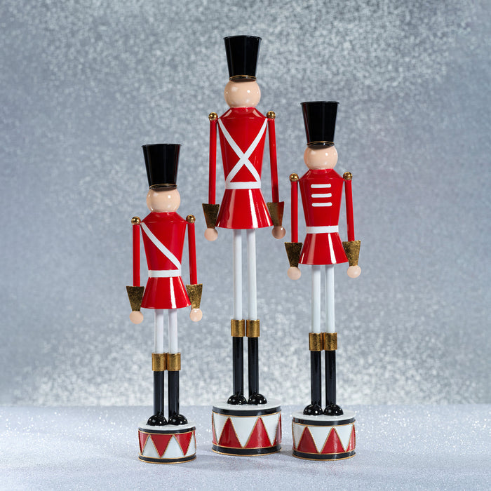 Metal Festive Decorative Soldier - Christmas Decorz by Carlyle Avenue