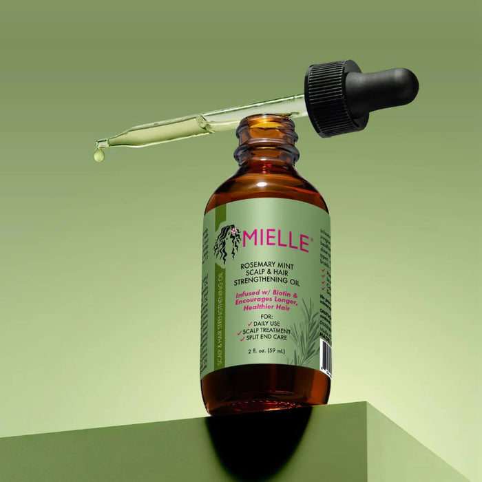 MIELLE Rosemary Mint Scalp and Hair Strengthening Oil 59ml