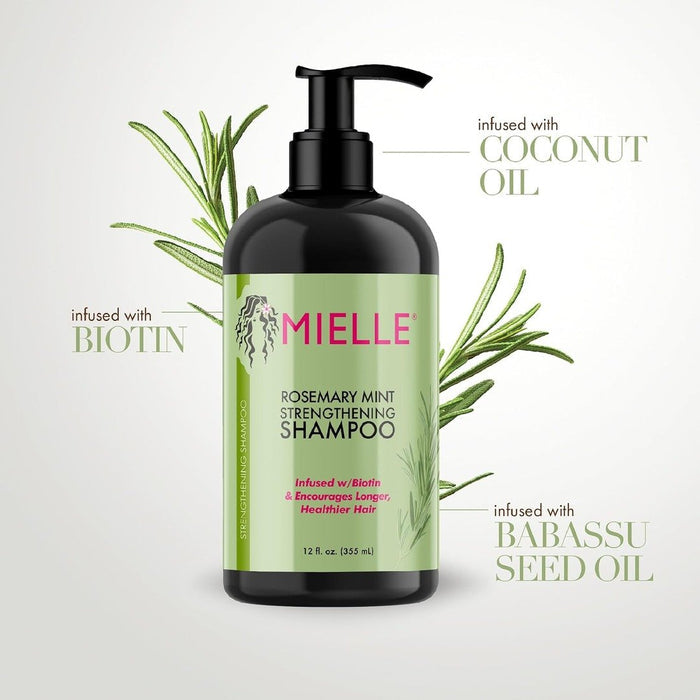 Mielle Rosemary Mint Strengthening Shampoo - 355ml