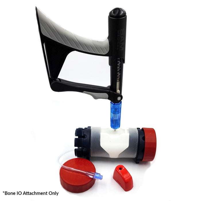 Bone IO Attachment on trainer in use