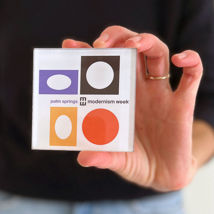 Modernism Week Acrylic Magnet - Mod Shapes