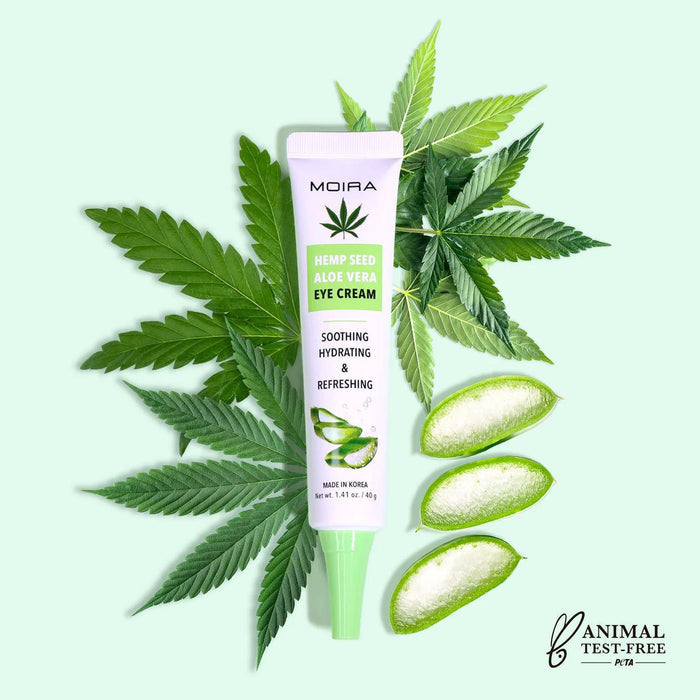 MOIRA Cosmetics Hemp Seed Aloe Vera Eye Cream 40 g
