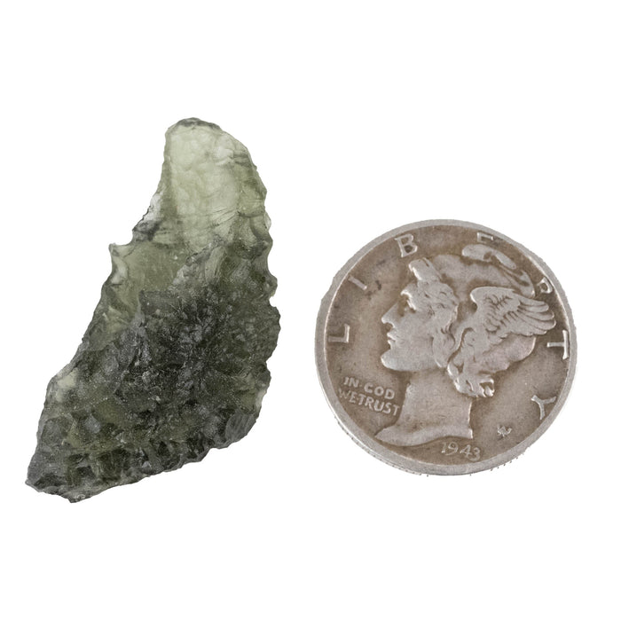 Moldavite 2.72 g 27x12x10mm - InnerVision Crystals