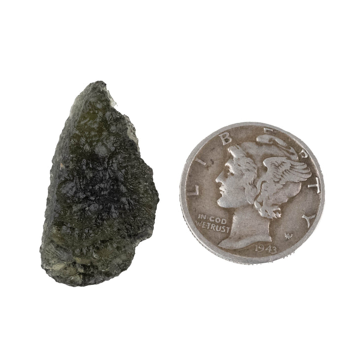 Moldavite 2.77 g 24x13x9mm - InnerVision Crystals