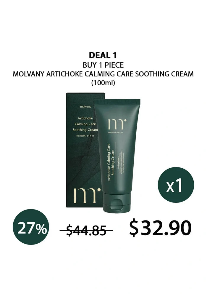 (BUY 1) MOLVANY ARTICHOKE SOOTHING CREAM