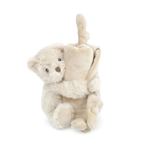 Mon Ami Knotted Security Blankie Soft Toys in Huggie Bear at Wrapsody