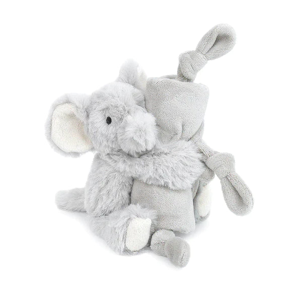Mon Ami Knotted Security Blankie Soft Toys in Ozzy Elephant at Wrapsody