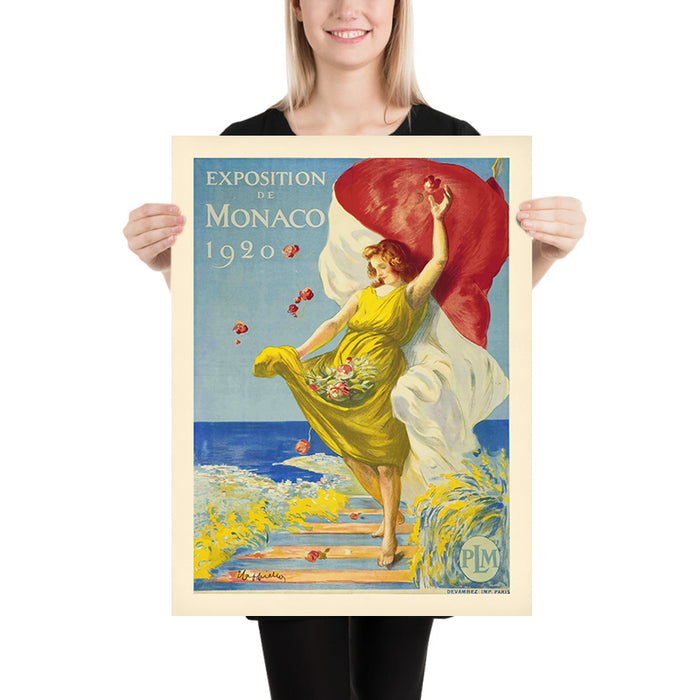 Monaco Travel Poster: Exposition De Monaco by Leonetto Cappiello, 1920