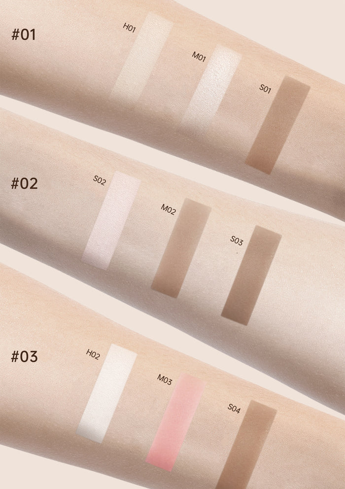 MOOEKISS Brighten Matte Highlighter Makeup Contour Palette T4694