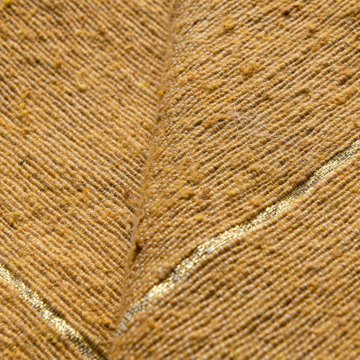 Moroccan Pom Pom Blanket - Yellow & Gold - Benisouk