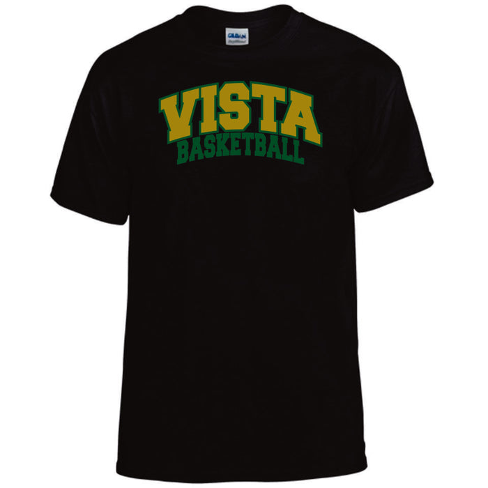 MVHS Basketball Arc Design Basic Tee- Matte or Glitter