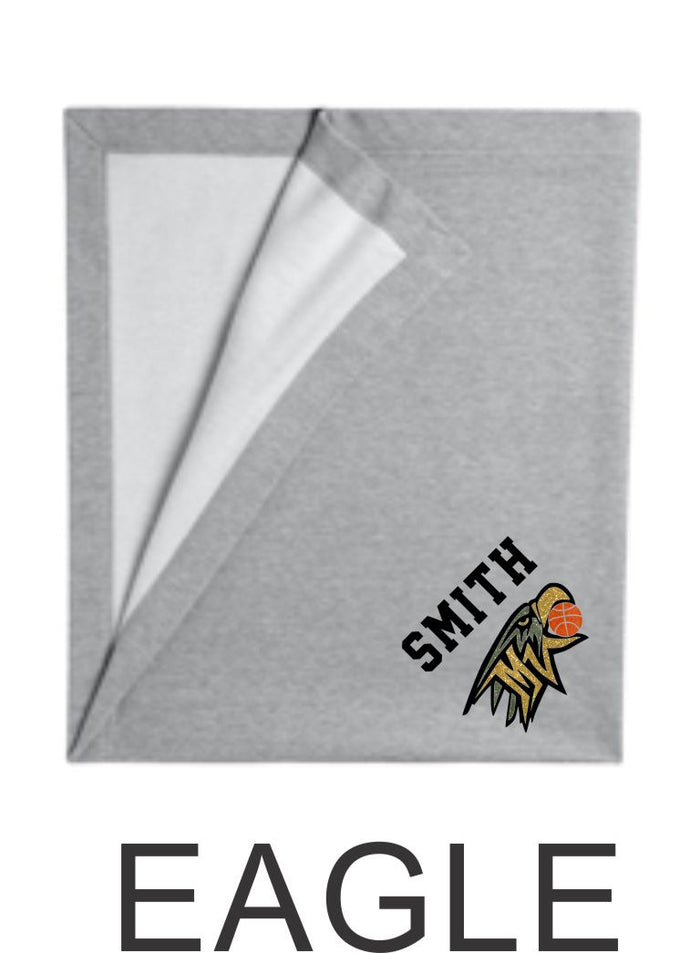 MVHS Basketball Blanket-2 designs- Matte or Glitter
