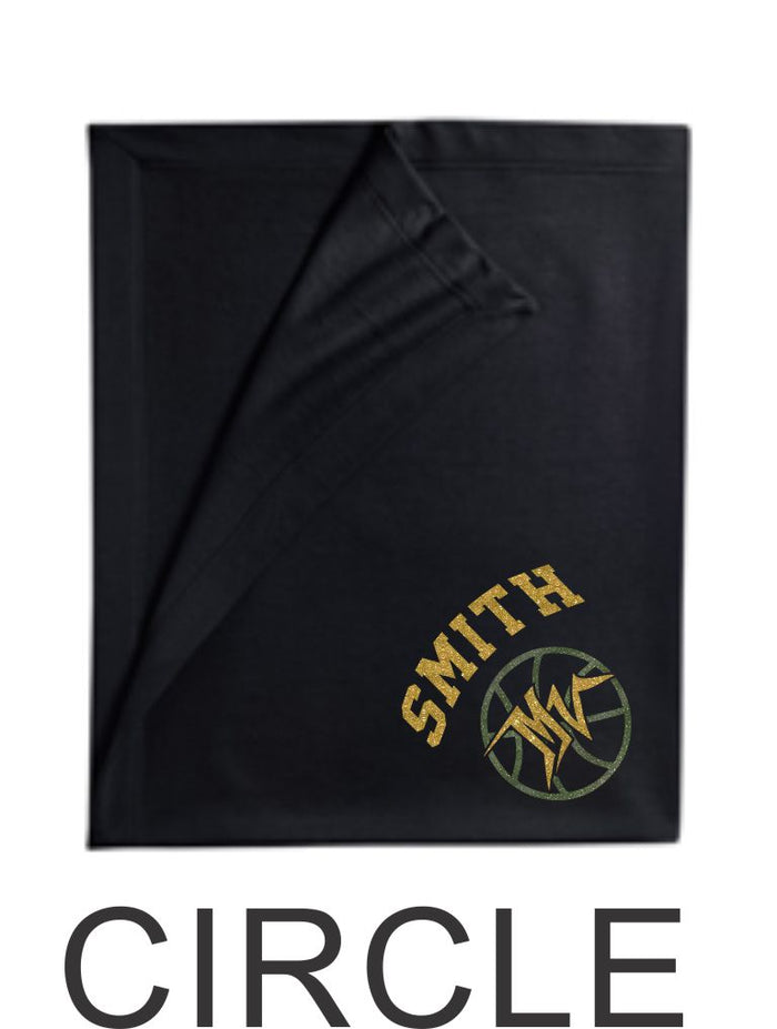 MVHS Basketball Blanket-2 designs- Matte or Glitter