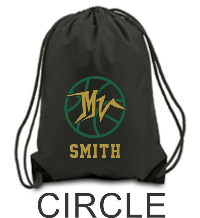 MVHS Basketball Drawstring Backpack