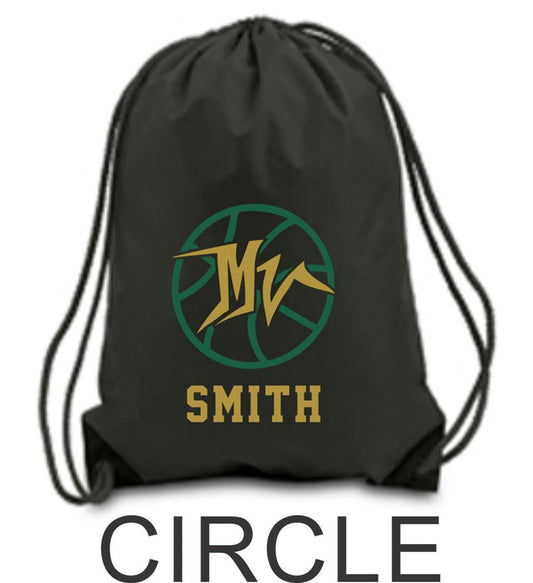 MVHS Basketball Drawstring Backpack