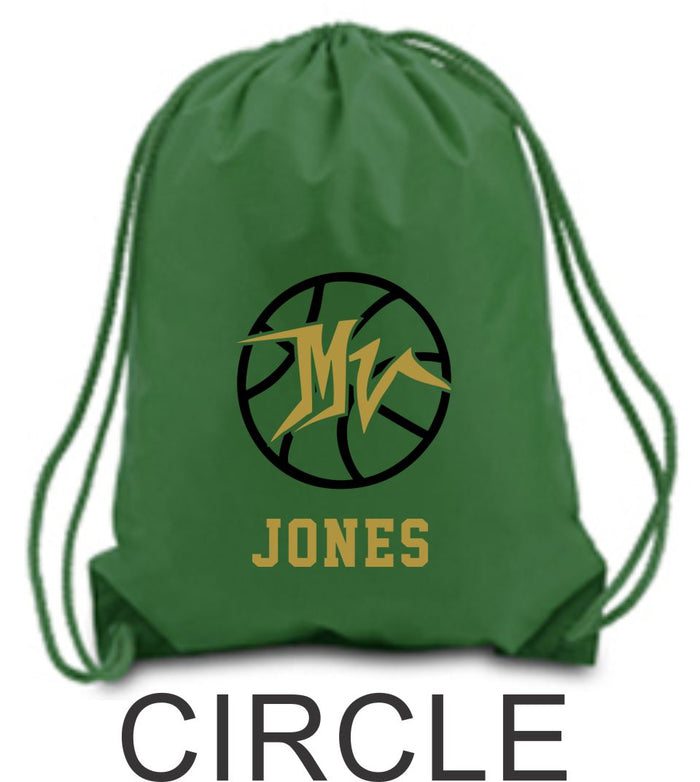 MVHS Basketball Drawstring Backpack