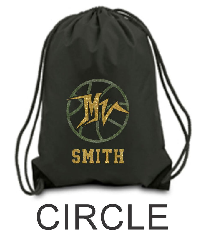MVHS Basketball Drawstring Backpack