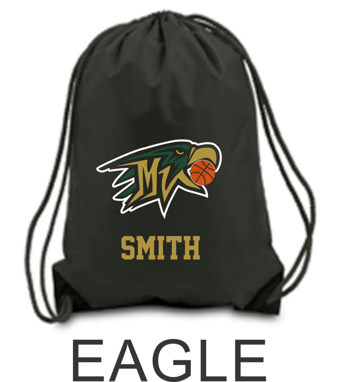 MVHS Basketball Drawstring Backpack