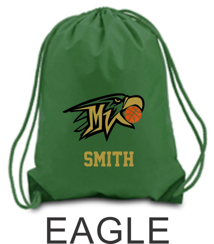 MVHS Basketball Drawstring Backpack
