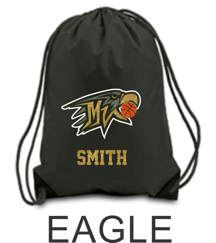 MVHS Basketball Drawstring Backpack