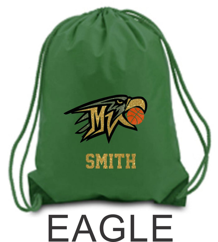 MVHS Basketball Drawstring Backpack