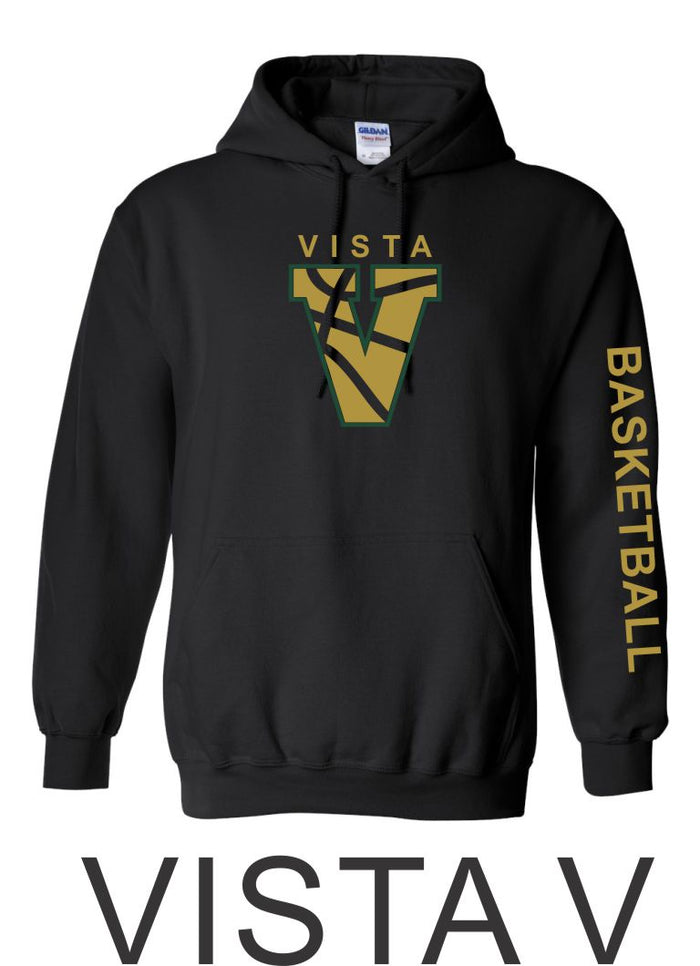 MVHS Basketball Hooded Sweatshirt- 5 Designs- Matte and Glitter