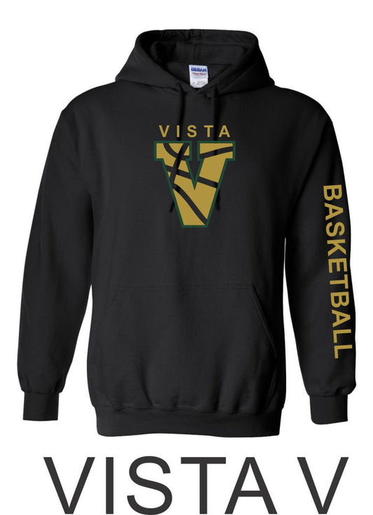 MVHS Basketball Hooded Sweatshirt- 5 Designs- Matte and Glitter