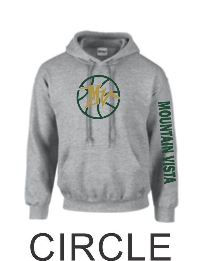 MVHS Basketball Hooded Sweatshirt- 5 Designs- Matte and Glitter