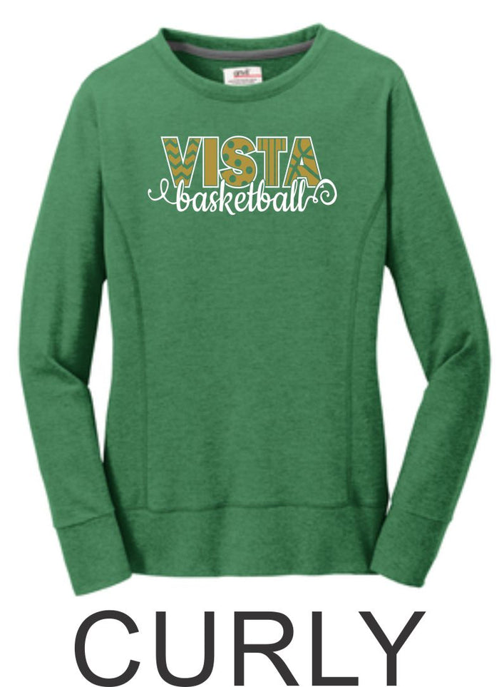 MVHS Basketball Ladies French Terry Pullover