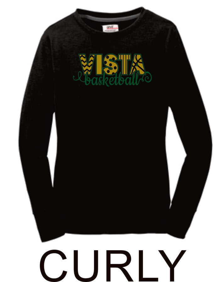 MVHS Basketball Ladies French Terry Pullover