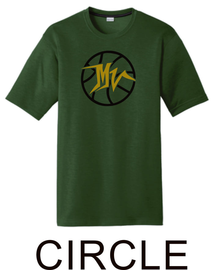 MVHS Basketball Sport Tek Wicking Tee- 3 designs