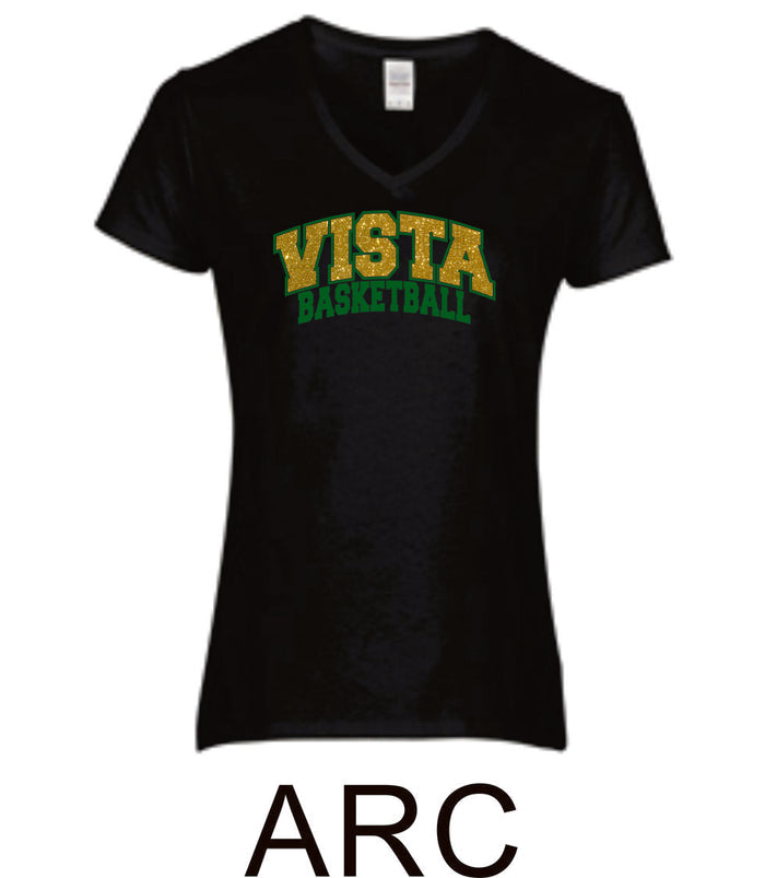 MVHS Ladies Short Sleeve Tee- 3 designs- Matte or Glitter