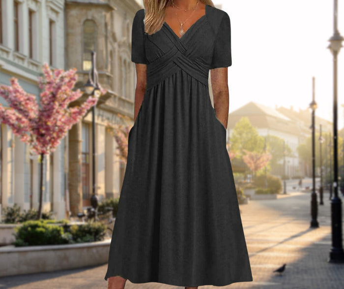 Myriam - Elegant Flattering Midi Dress