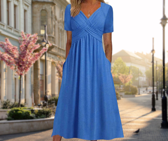 Myriam - Elegant Flattering Midi Dress
