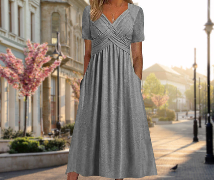 Myriam - Elegant Flattering Midi Dress