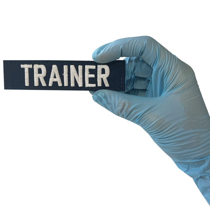 TRAINER Name tape, Front in hand