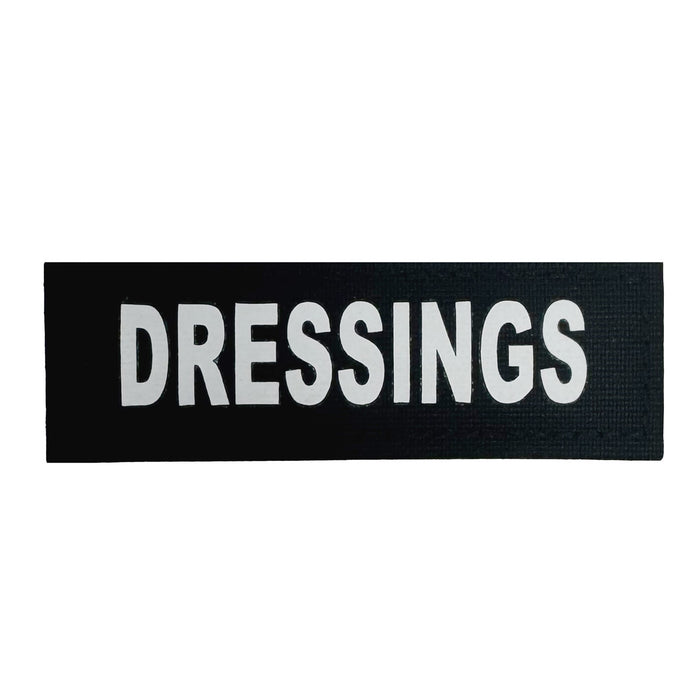 Name Tapes, Black w/ Glow, 1" x 3"