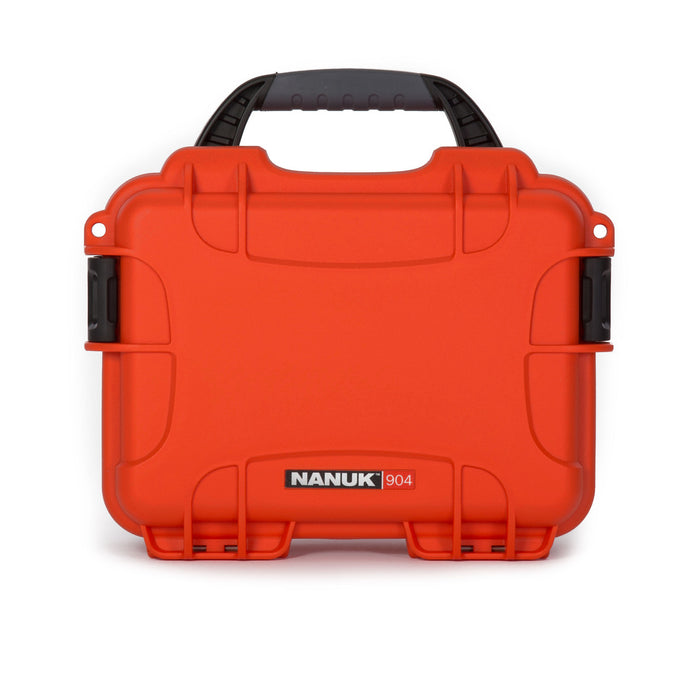 Nanuk 904 Case-Orange, front