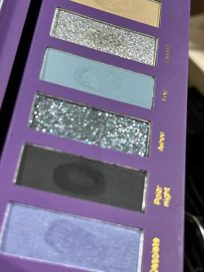 Narimi Black Ash 8-Color Holographic Eyeshadow Palette (5.0) T3846