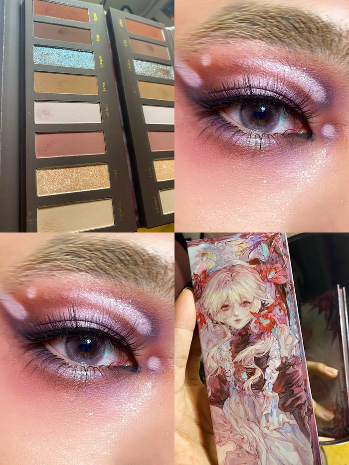 Narimi Light Brown Amber 8-Color Eyeshadow Palette (5.0) T3946