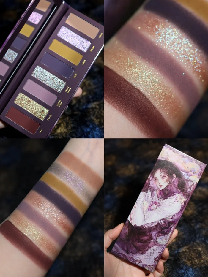Narimi Purple Dead Wood 8-Color Eyeshadow Palette (5.0) T3945